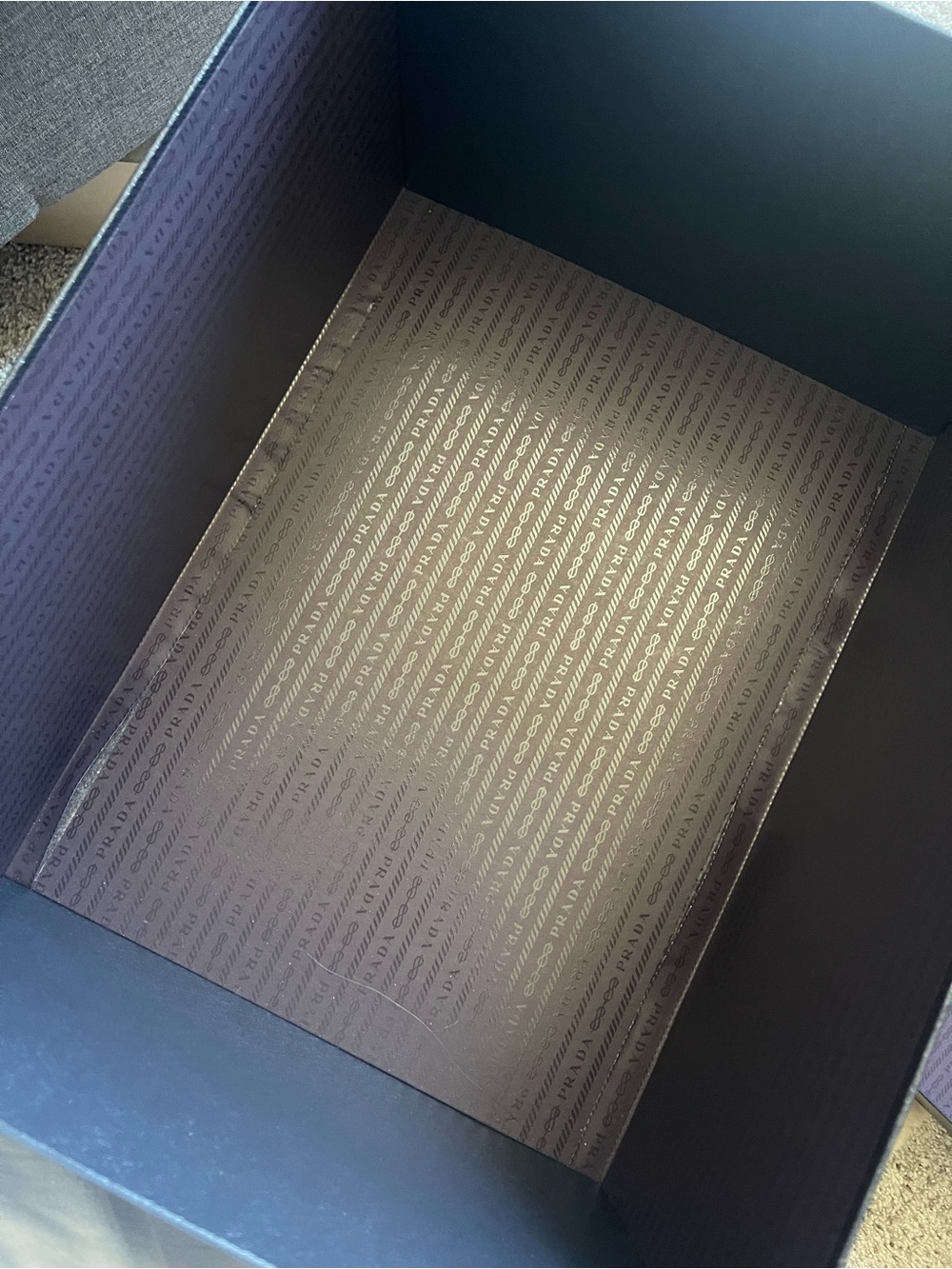 Authentic Prada box please see photos for dimensions #luxury #designer #prada - Picture 7 of 7